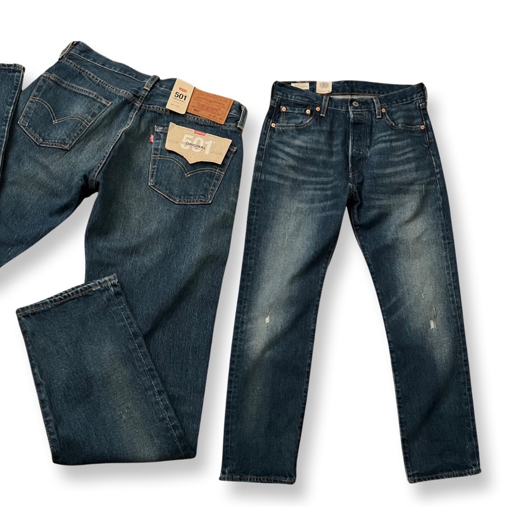 LEVI’S® PREMIUM 501® ORIGINAL JEANS - Picture 9 of 16